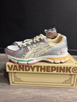 Vandy The Pink x ASICS Gel Kayano 12.1 Vanilla Size 10.5 Brand New Ship Asap