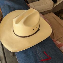 Hat Larry Mahan 6x Used Size 7 1/8