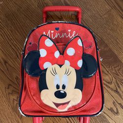 Minnie Mouse  Backpack with wheels 🎒 