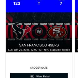 Texans Vs 49ers