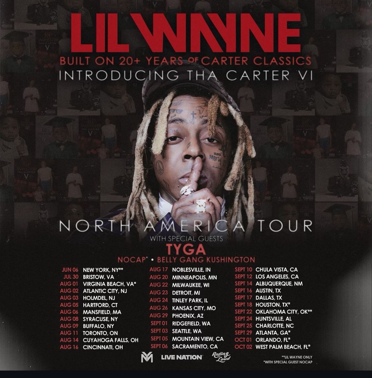 Lil Wayne Concert Ticket Sept 12