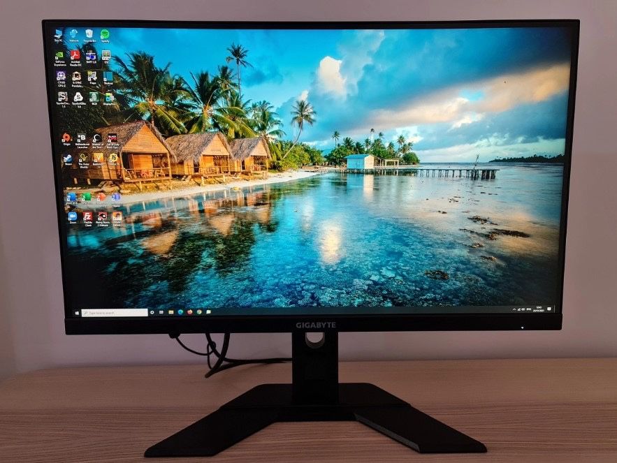 Two Gigabyte M27Q Monitors