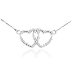 Sterling Silver Double Heart Ring