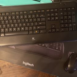 Logitech keyboard and mouse