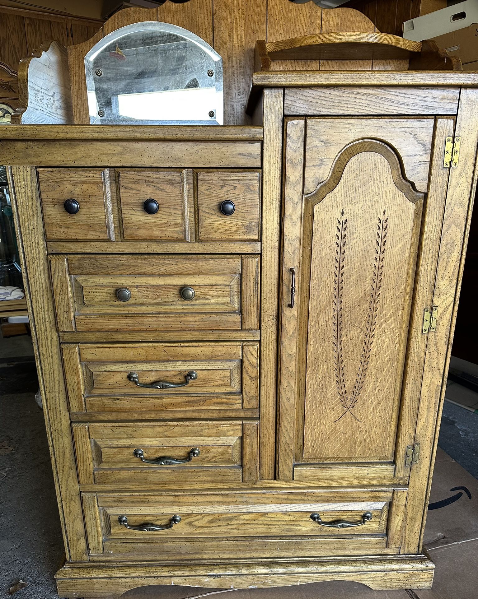 Vintage Wood Dresser