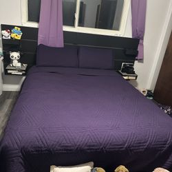 QUEEN  Bed With Mattress 