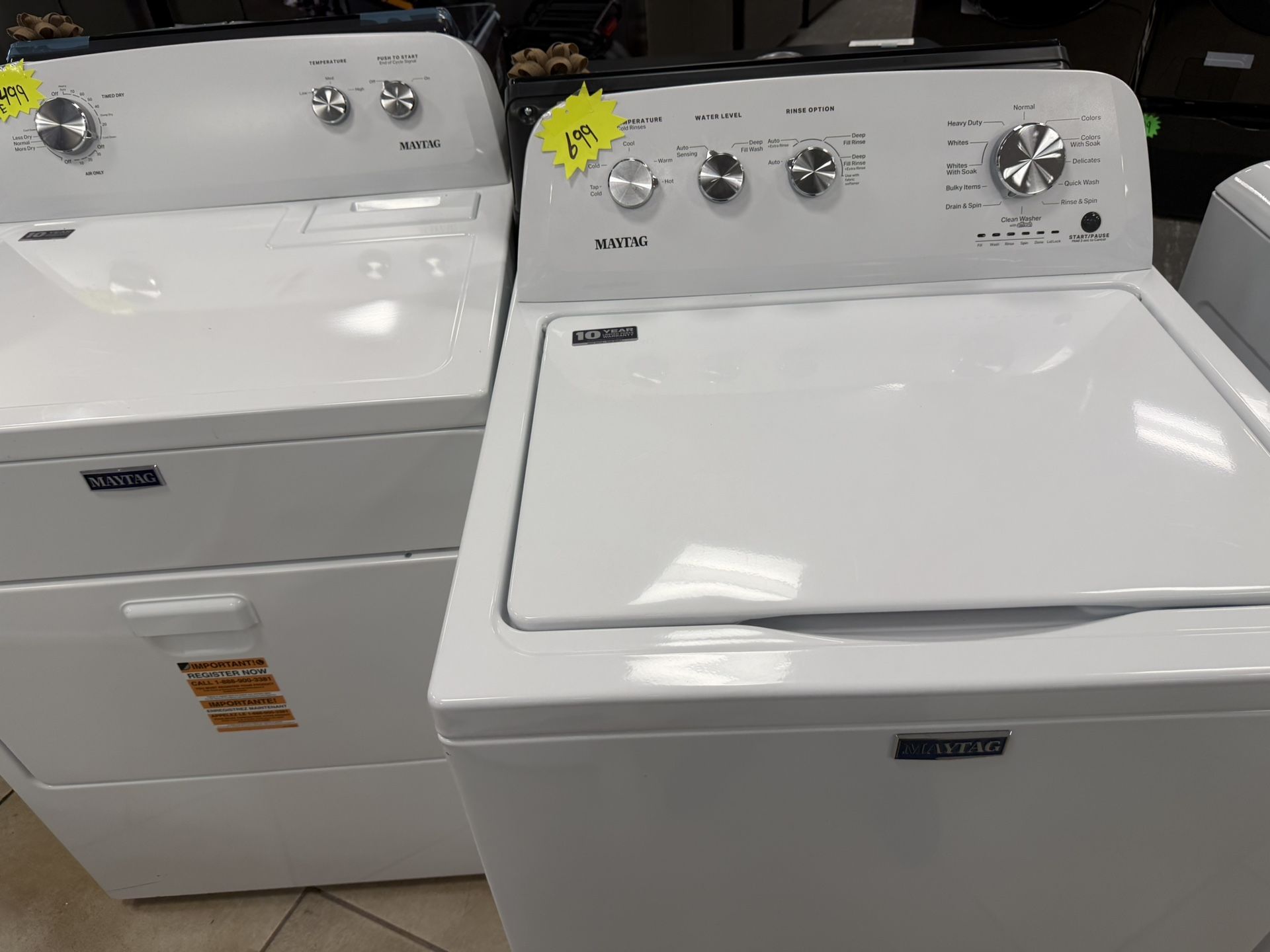 Maytag Washer And Electric Dryer