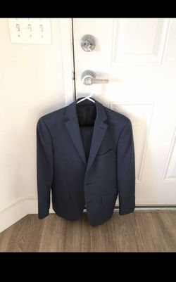 Navy blue suit
