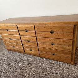 Solid Wood Vintage Dresser