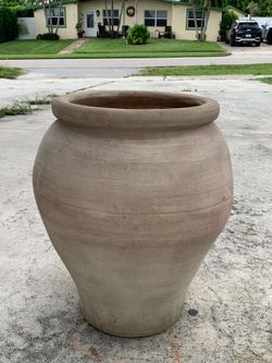 Large Terracotta Clay vintage Olive jar