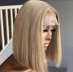 Blonde  lace front wig