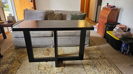 Modern Black Counter Height Table