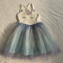 Girl Unicorn Dress Size 5