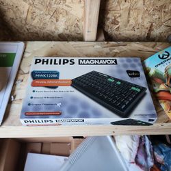 Philips Magnavox Wireless Infrared Keyboard MWK122BK