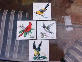 Bird tiles 1940-50