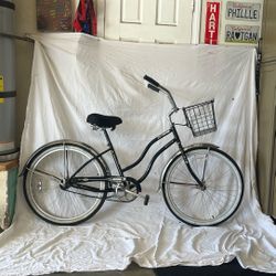 Diamondback brand ISLANDER edition 26” Single Speed, Coaster Brake Beach Cruiser, Bicycle Ready To Ride Cool Front Basket