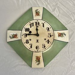 Vintage Irving Miller Wind-Up Porcelain Wall Clock ($45 or best offer)
