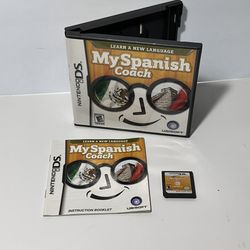 Nintendo DS My Spanish Coach - Learn Spanish in only 15 minutes a day! Rated E