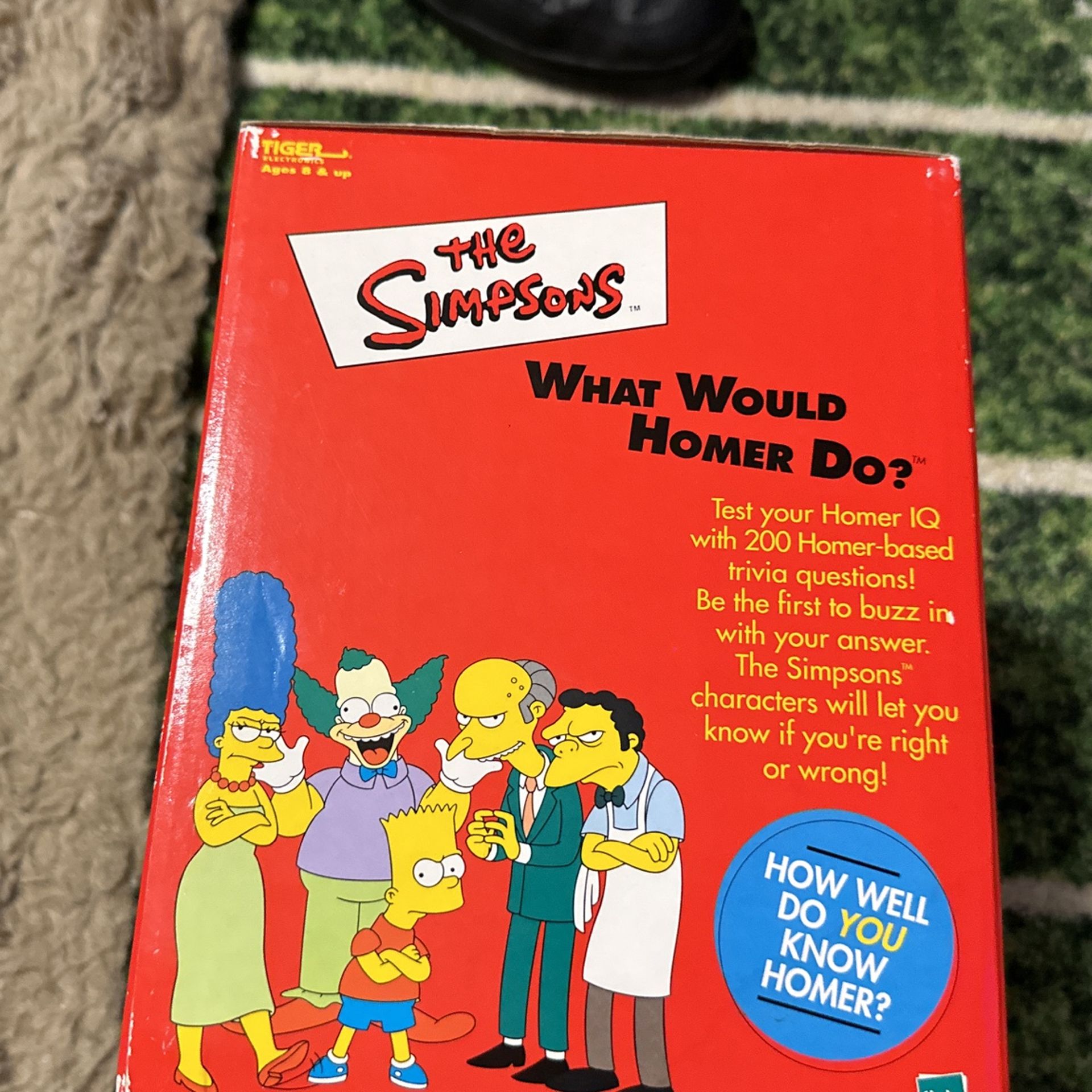What Would Homer Do? Trivia Game? The Simpsons Hasbro!