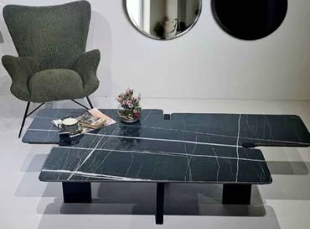 Big Outlet Sale ✨ BRAND NEW – ESPRIT BLACK MARBLE COFFEE TABLE (REAL STONE) ✨
