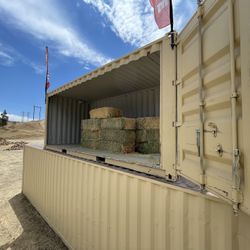 Alfalfa Hay Barn Stored.