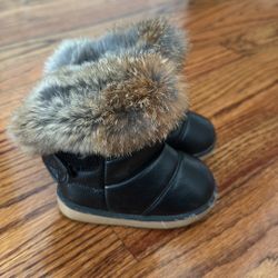 Toddler Black Boots Size 5.5