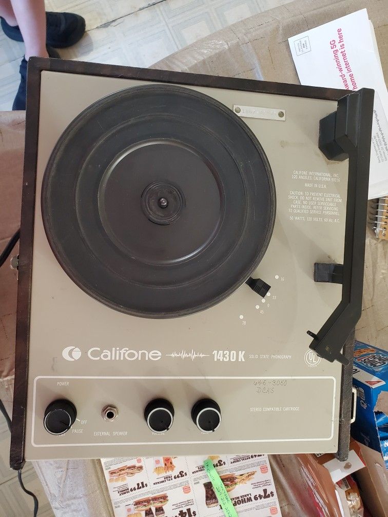 Vintage Record Player