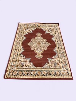 Brand New 8x10 Burgundy Medallion Rug