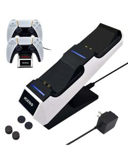 NexiGo PS5 Controller Charger with Thumb Grips