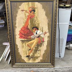 Vintage oil painting