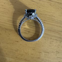 Silver Black Onyx Ring