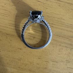 Silver Black Onyx Ring