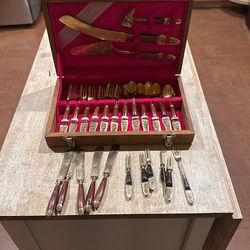 Vintage Thailand Silverware Set 