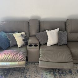 Leather Reclining Set Of Couches $1500.00