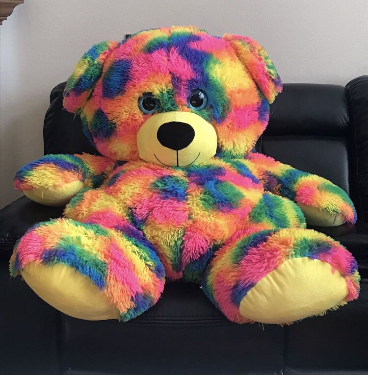 Big Colorful Teddy Bear 🧸