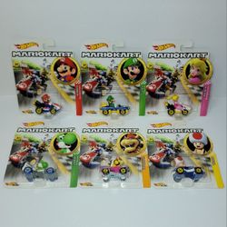 Hot Wheels Mario Kart Bundle Of 6 Karts Brand New Factory Sealed