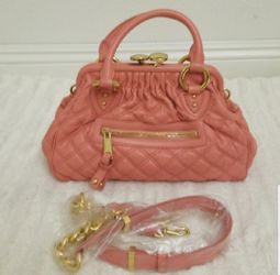 Authentic NWT lamb leather Marc Jacob Stam satchels bag