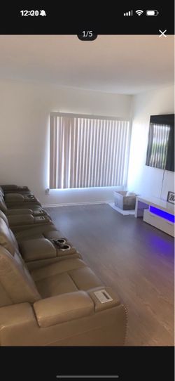 Ashley Furniture Reclining and Charging Couches