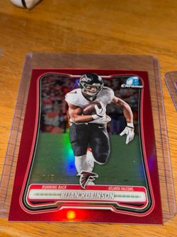 2026 BOWMAN CHROME BIJAN ROBINSON RED REFRACTOR /5