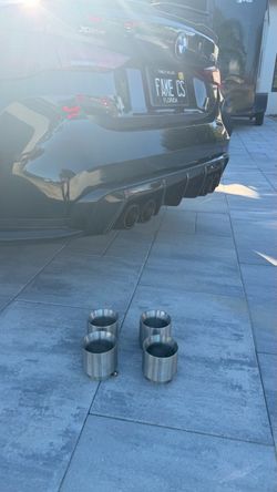 Oversized Exhaust Tips for BMW G8X Platform(2021+ M3 & M4 | 2023+ M2)