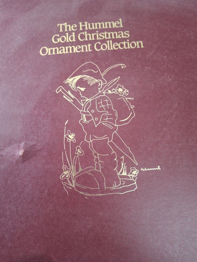 36 Vintage Hummel Ornaments 24k Plated