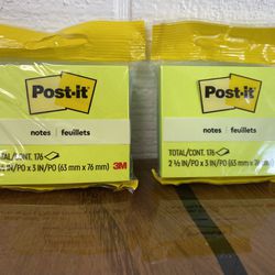 Post-It Stick Notes New Packaged, Office Supplies