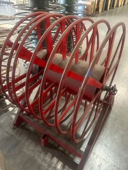 Red Parallel Payout/transport Stand (5 compartments)