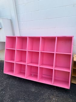 Pink Cubby Organizer