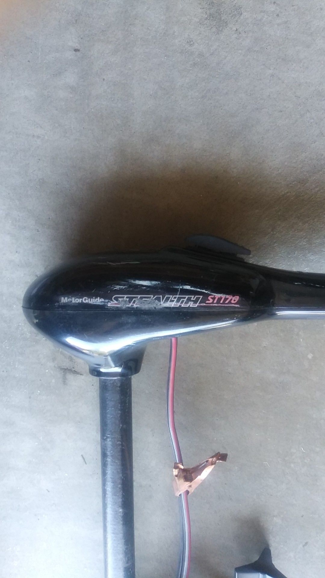 Trolling motor 20lb thrust motor guide stealth st170
