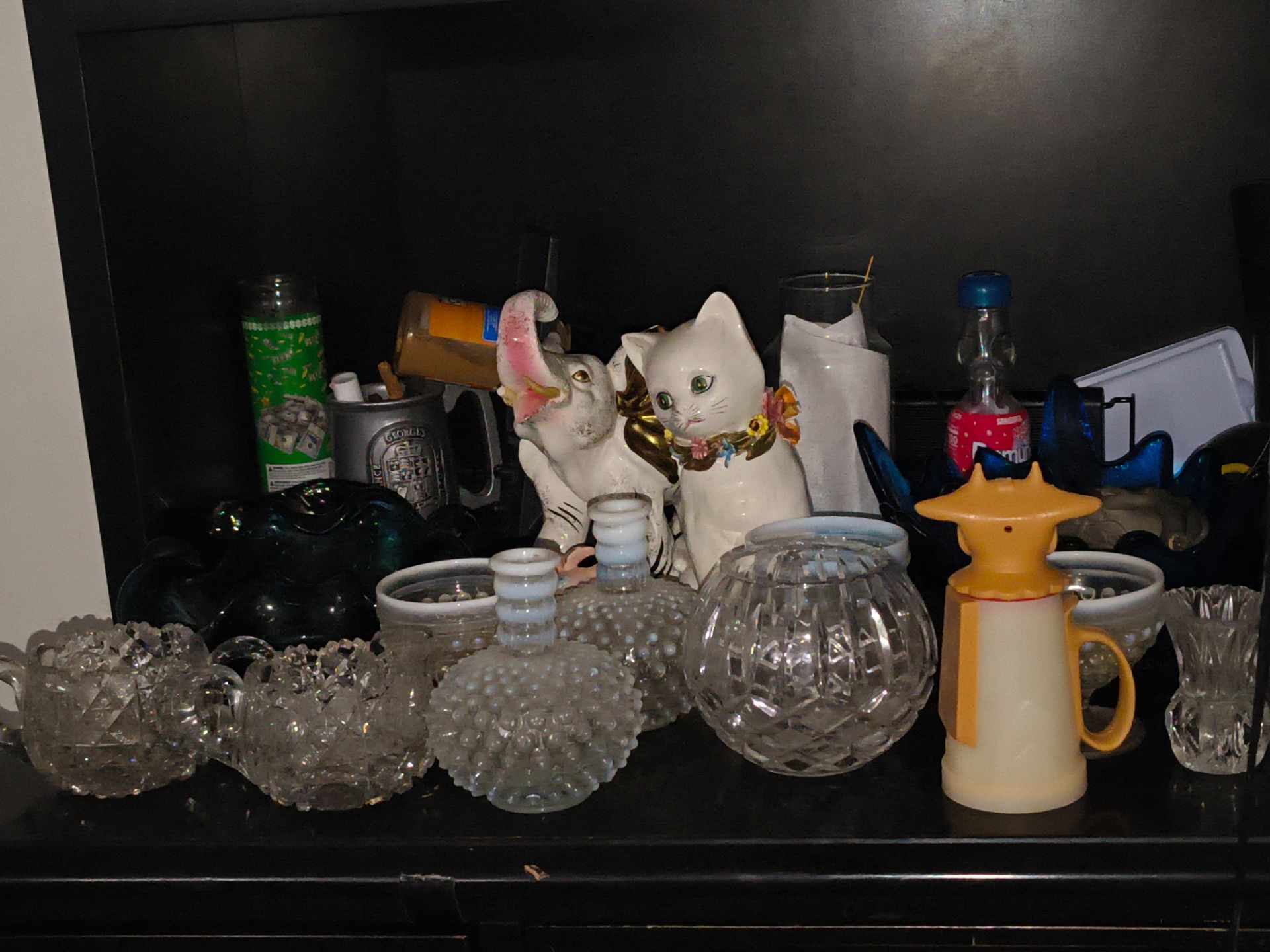 Antique glassware, crystal and more