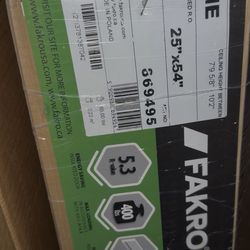 Brand New FAKRO LME Attic Ladder (25” x 54”) – Heavy Duty 400 lb  Selling a brand new, unopened FAKRO LME insulated metal attic ladder. Still in origi