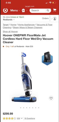 Vacuum/mop Hoover Brand