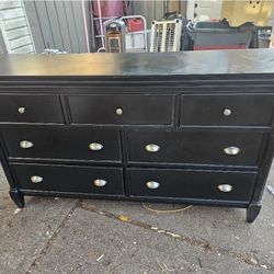 Price Is Firm.. Beautiful Real Wood Long Dresser Chest