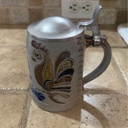 Vintage Germany Beer Stein/ Rooster 